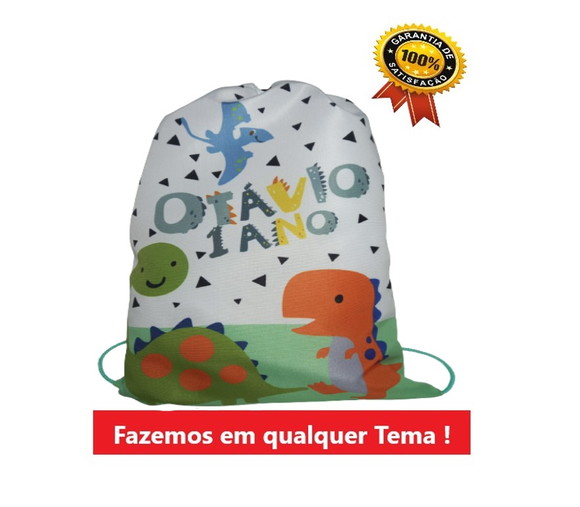 Mochilinha Personalizada Dino Baby Lembrancinha