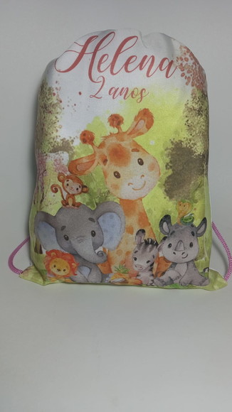 Mochilinha Personalizada Safari
