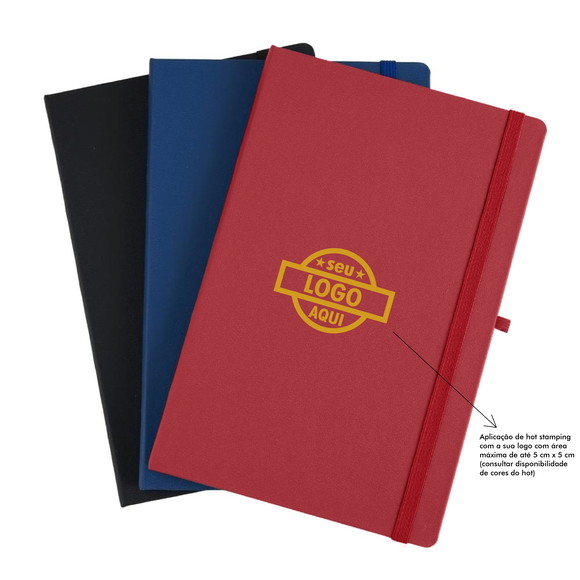 Caderno Personalizado com Sua Logo em Hot Stamping