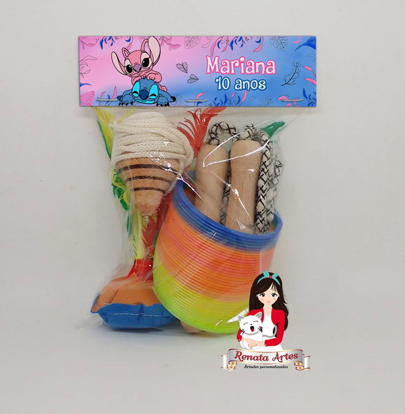 Kit Boa Infância Completo Tema Stitch