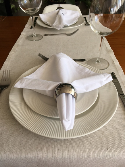 Trilho de Mesa em Linho Cru 1,45