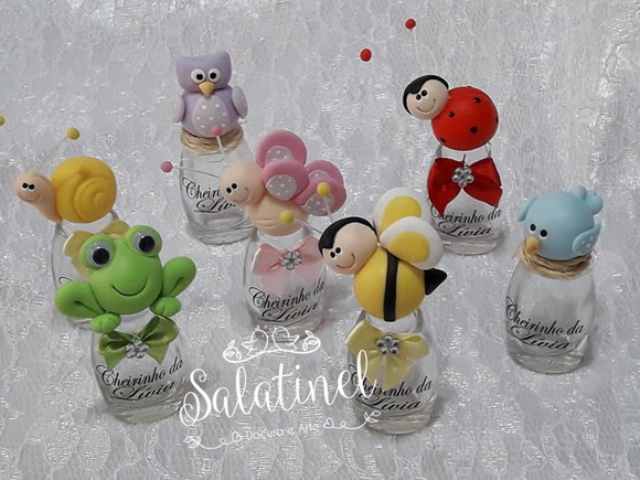 Lembrancinha Personalizada Jardim, Vidrinho de Perfume