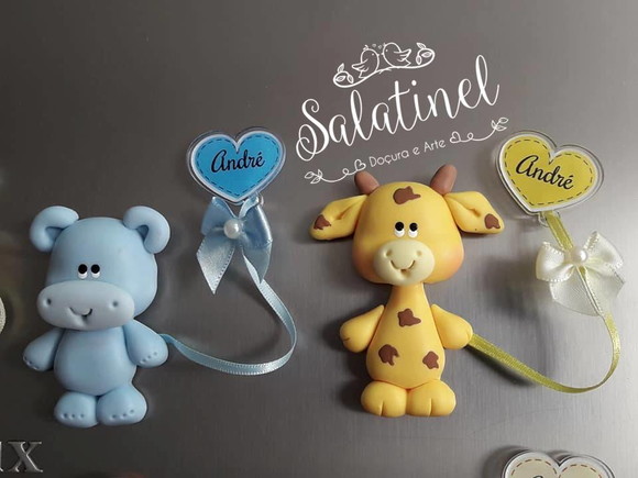 Lembrancinha Safari Maternidade, Imã Personalizado