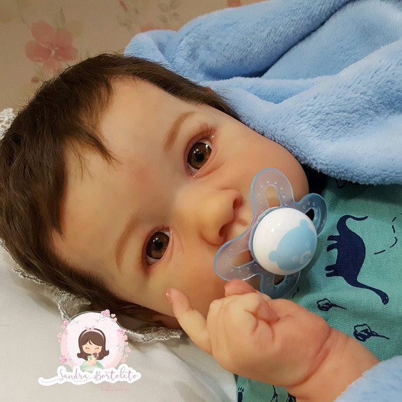 Bebê Reborn ORIGINAL -kit Saskia By Bonnie Brown