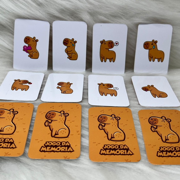 Jogo da Memória Capivara