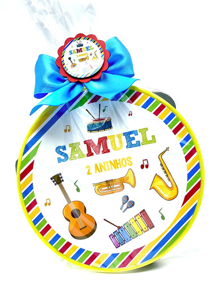 Kit Musical Pandeiro Festa Musical Instrumentos