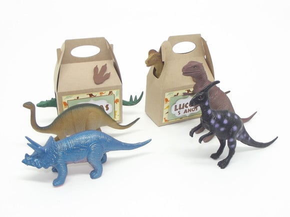 Lembrancinha Personalizada Dinossauros na Sacola