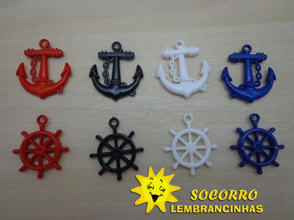 Kits Ancora e Leme Colorido 15 kits