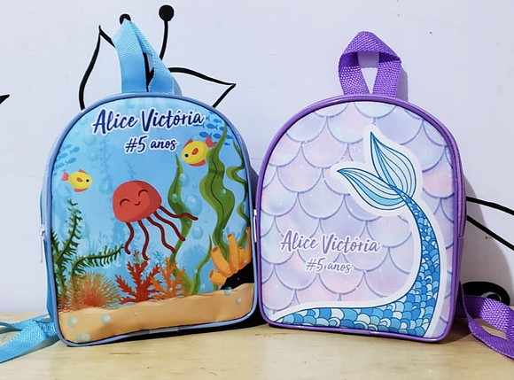 Bolsinhas Mochila 23x19 Personalizada