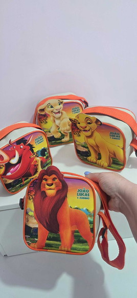 Bolsinha 15x15 3d Lembrancinha Personalizada Rei Leão
