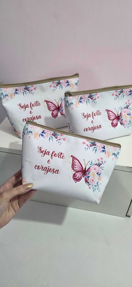 Necessaire Grande Personalizada Lembrancinha Borboletas