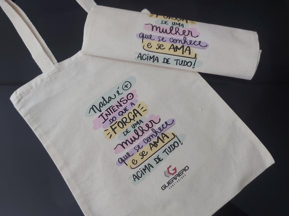 Sacola Lembrancinha Dia das Mulheres Personalizada Brinde