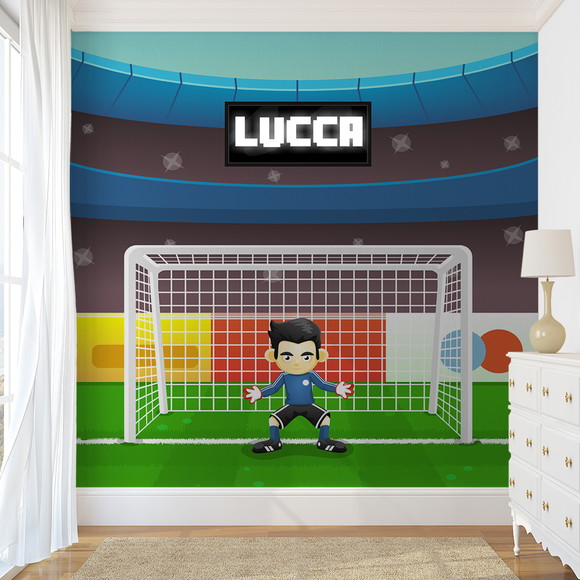 Painel de Parede - Futebol Goleiro (nome personalizável)