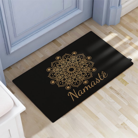 Tapete Decorativo 60x40cm Namaste Blck