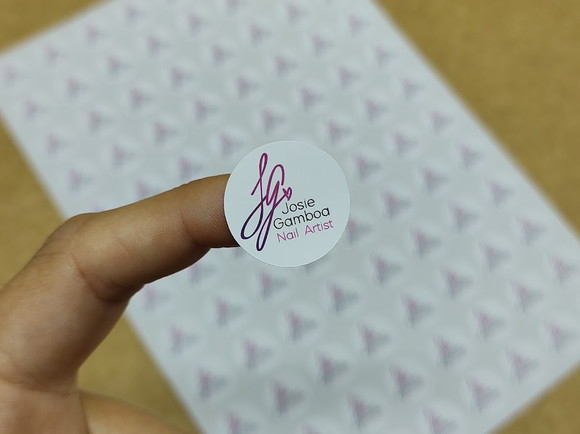 1000 Etiquetas Adesivas Personalizadas 2,0 cm