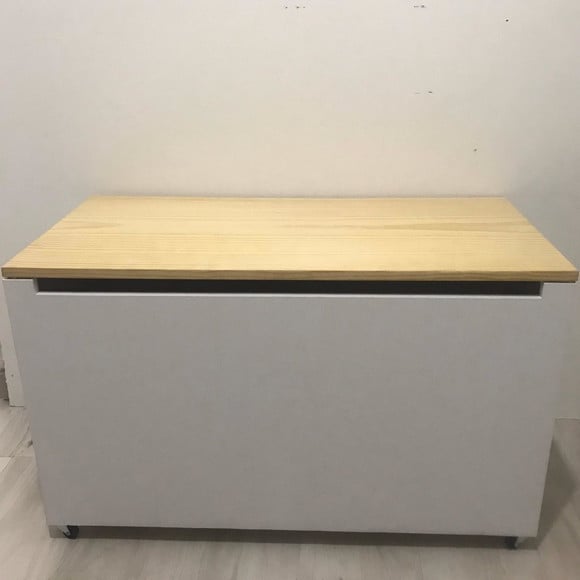 Baú Organizador de Brinquedos Branco