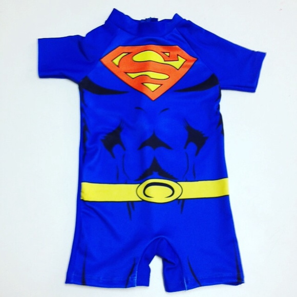 Fantasia Super Homem roupa surf natação