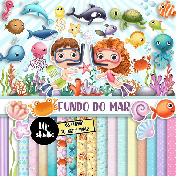 Kit Digital Fundo do Mar 2