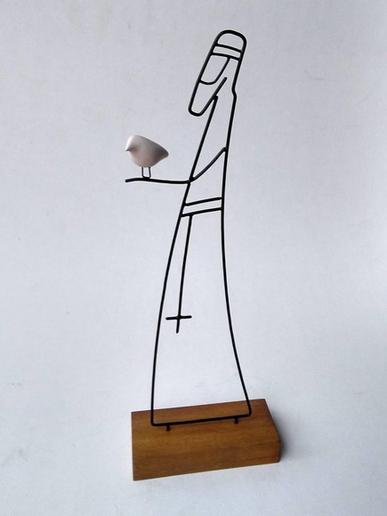 Escultura em arame - Chiquinho - São Francisco